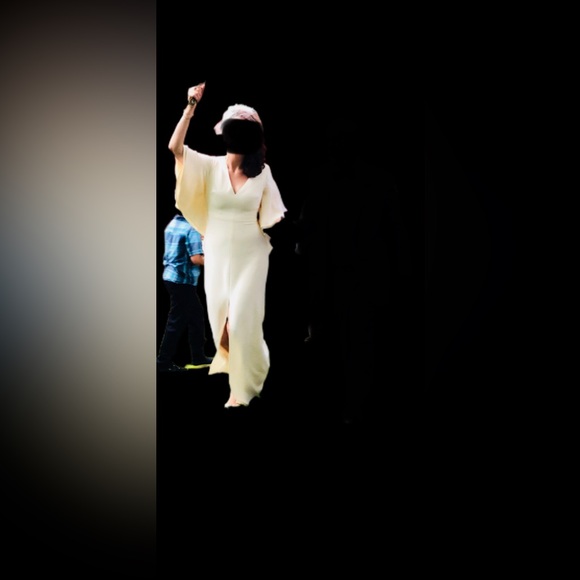 Halston Heritage size 4 Ivory Wedding Dress - Picture 7 of 13